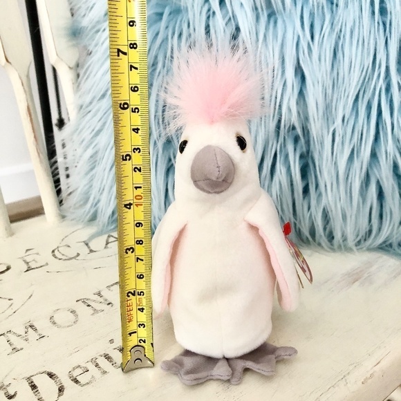 TY Beanie Baby, KuKu, The, Cockatoo, Bird, Vintage, 1998, Very Nice Condition - Picture 6 of 10
